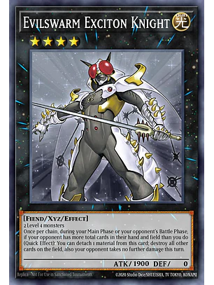 Evilswarm Exciton Knight - RA04-EN212 - Platinum Secret Rare