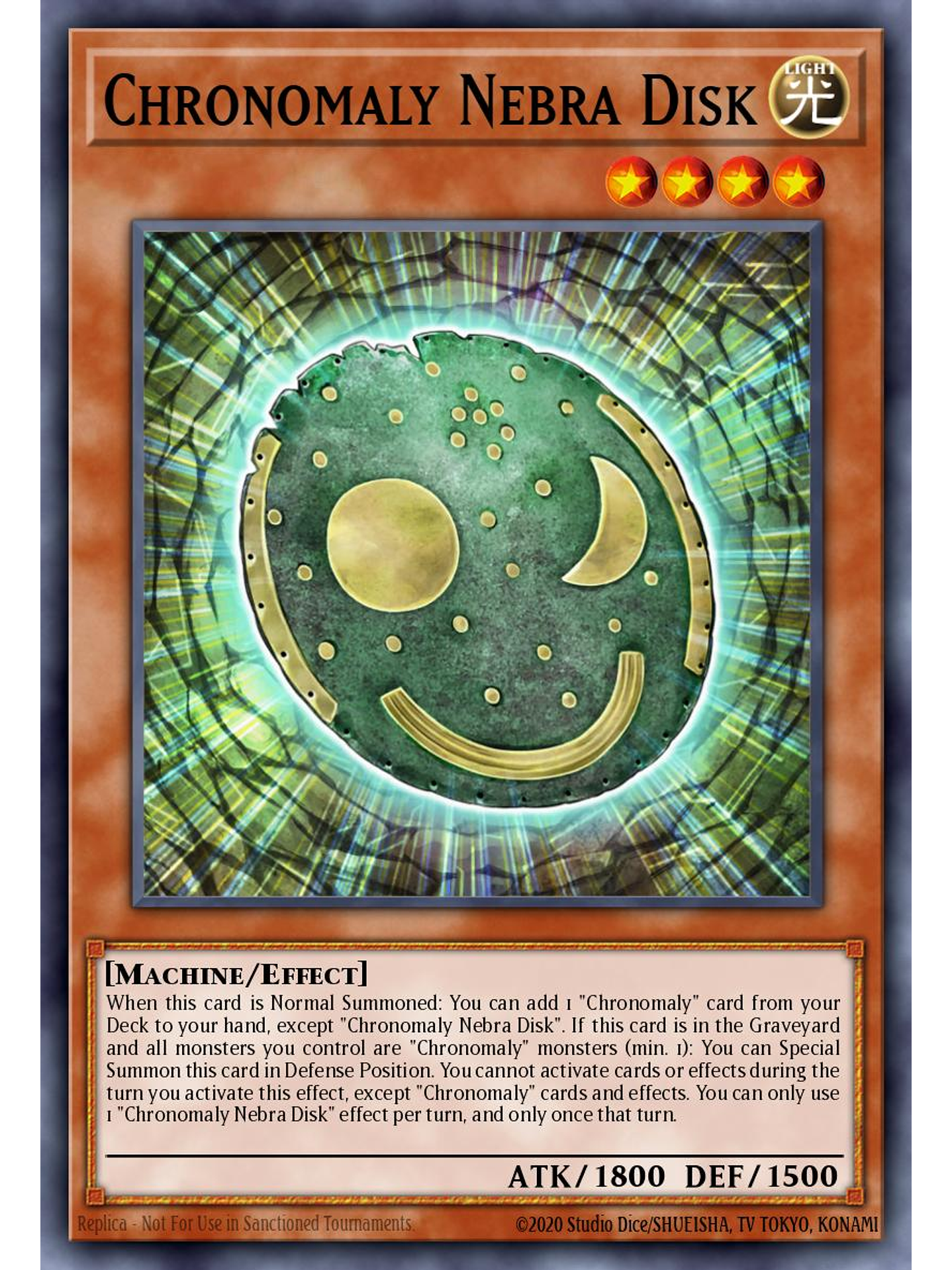 Chronomaly Nebra Disk - RA04-EN213 - Platinum Secret Rare 1