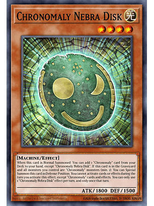 Chronomaly Nebra Disk - RA04-EN213 - Platinum Secret Rare