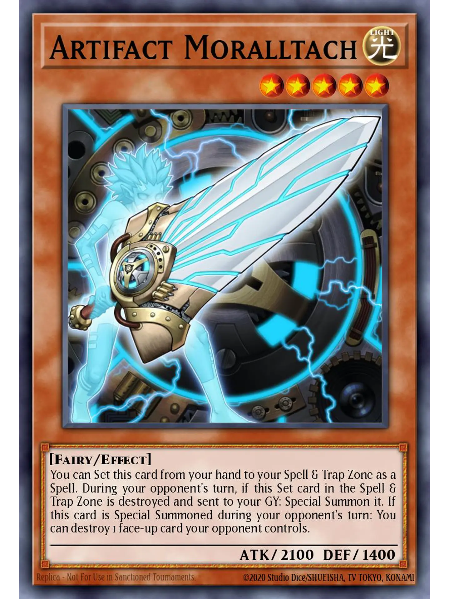 Artifact Moralltach - RA04-EN214 - Platinum Secret Rare 1
