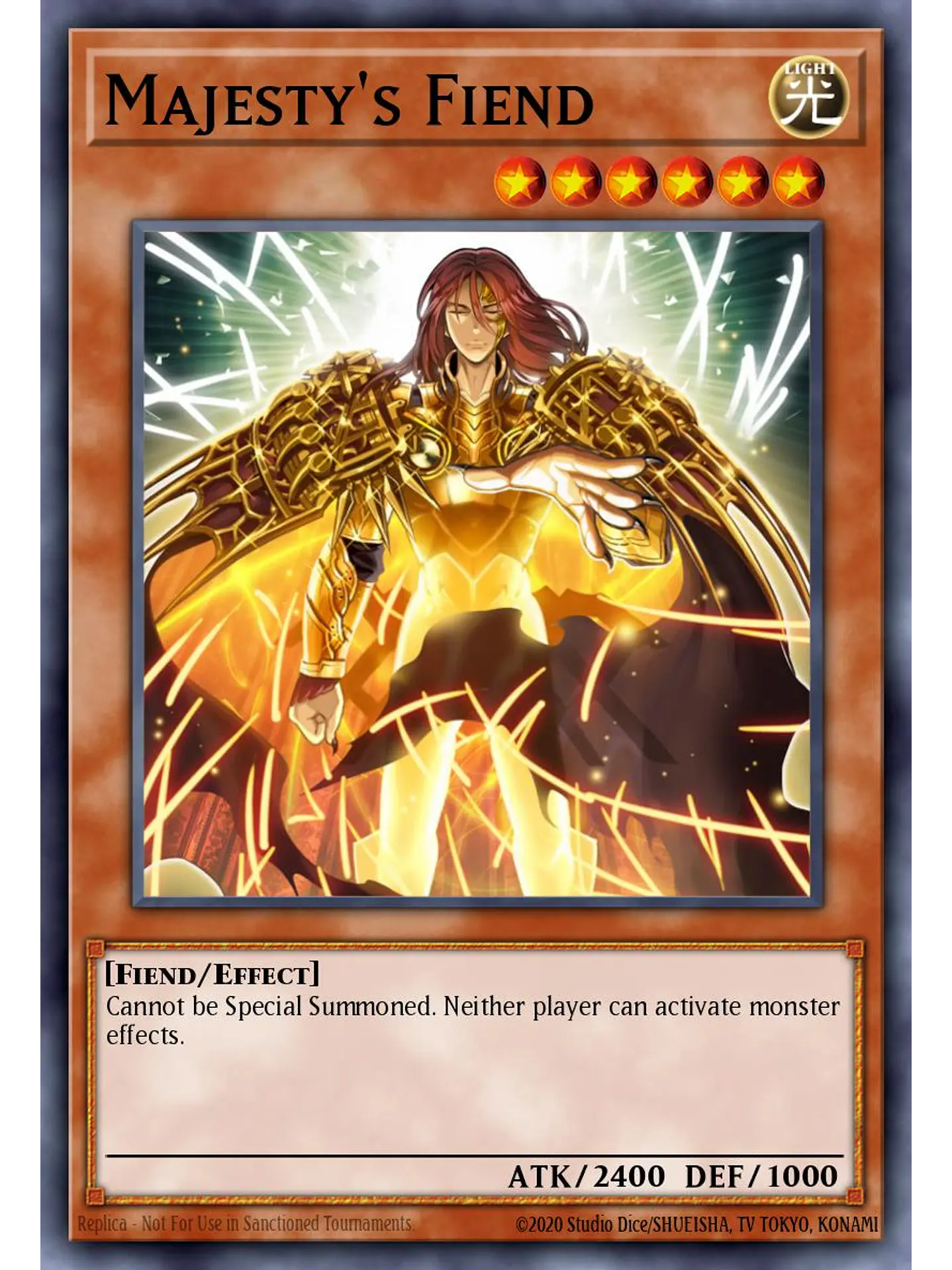 Majesty’s Fiend - RA04-EN216 - Platinum Secret Rare 1