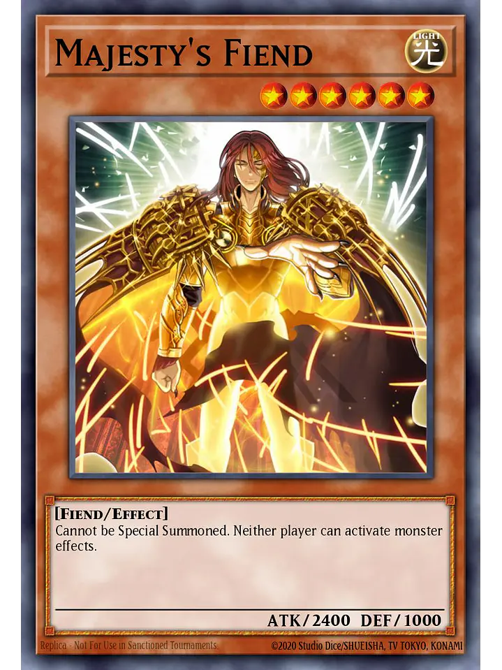 Majesty’s Fiend - RA04-EN216 - Platinum Secret Rare 1