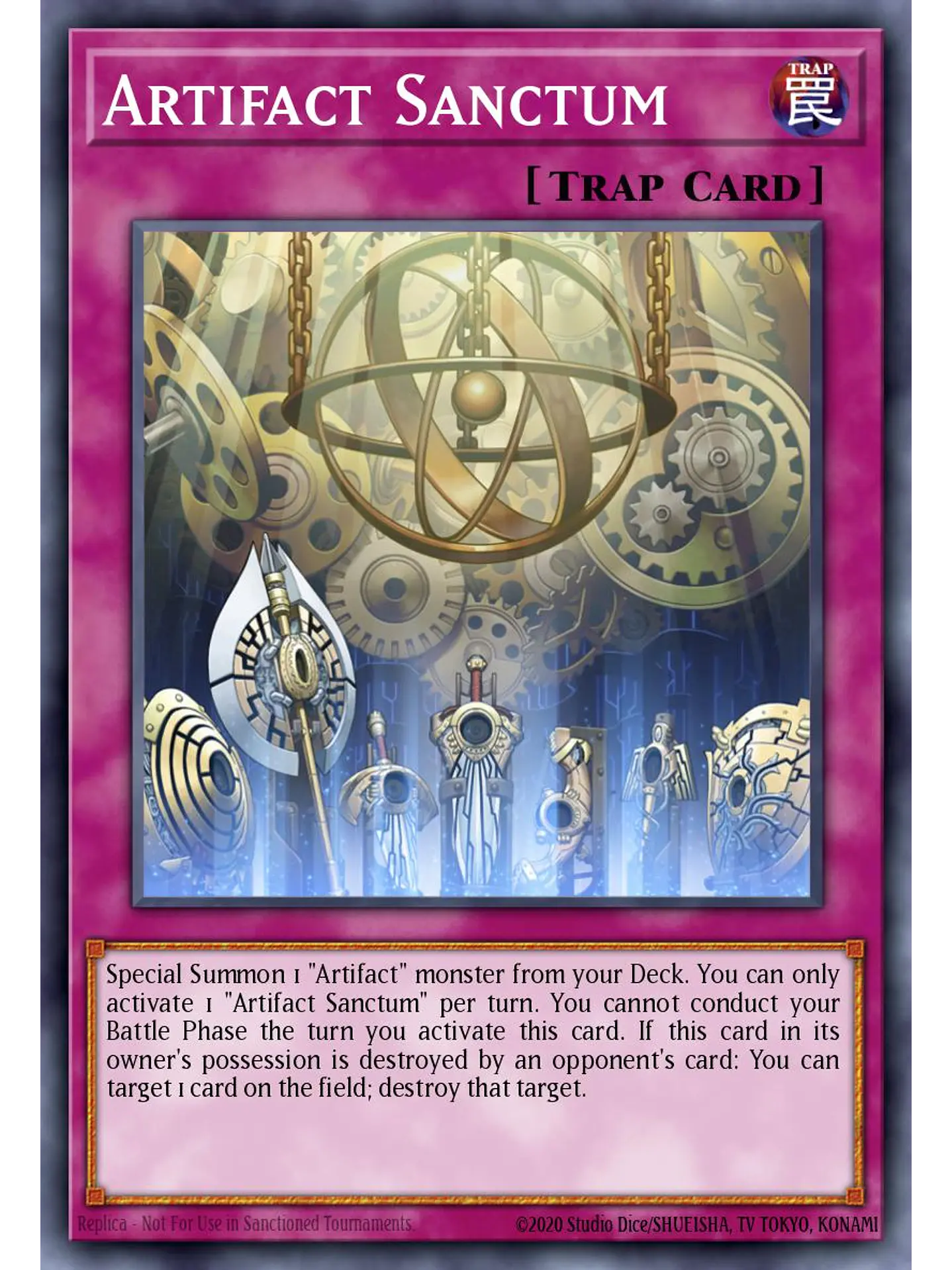 Artifact Sanctum - RA04-EN217 - Platinum Secret Rare 1