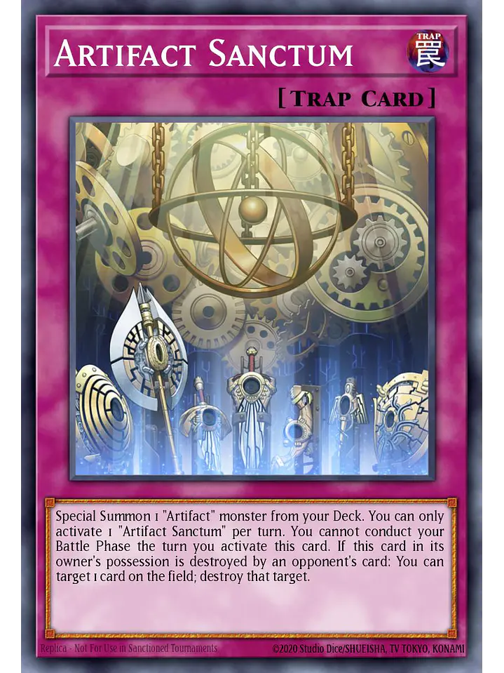 Artifact Sanctum - RA04-EN217 - Platinum Secret Rare 1
