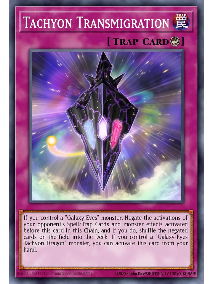 Tachyon Transmigration - RA04-EN220 - Platinum Secret Rare 1