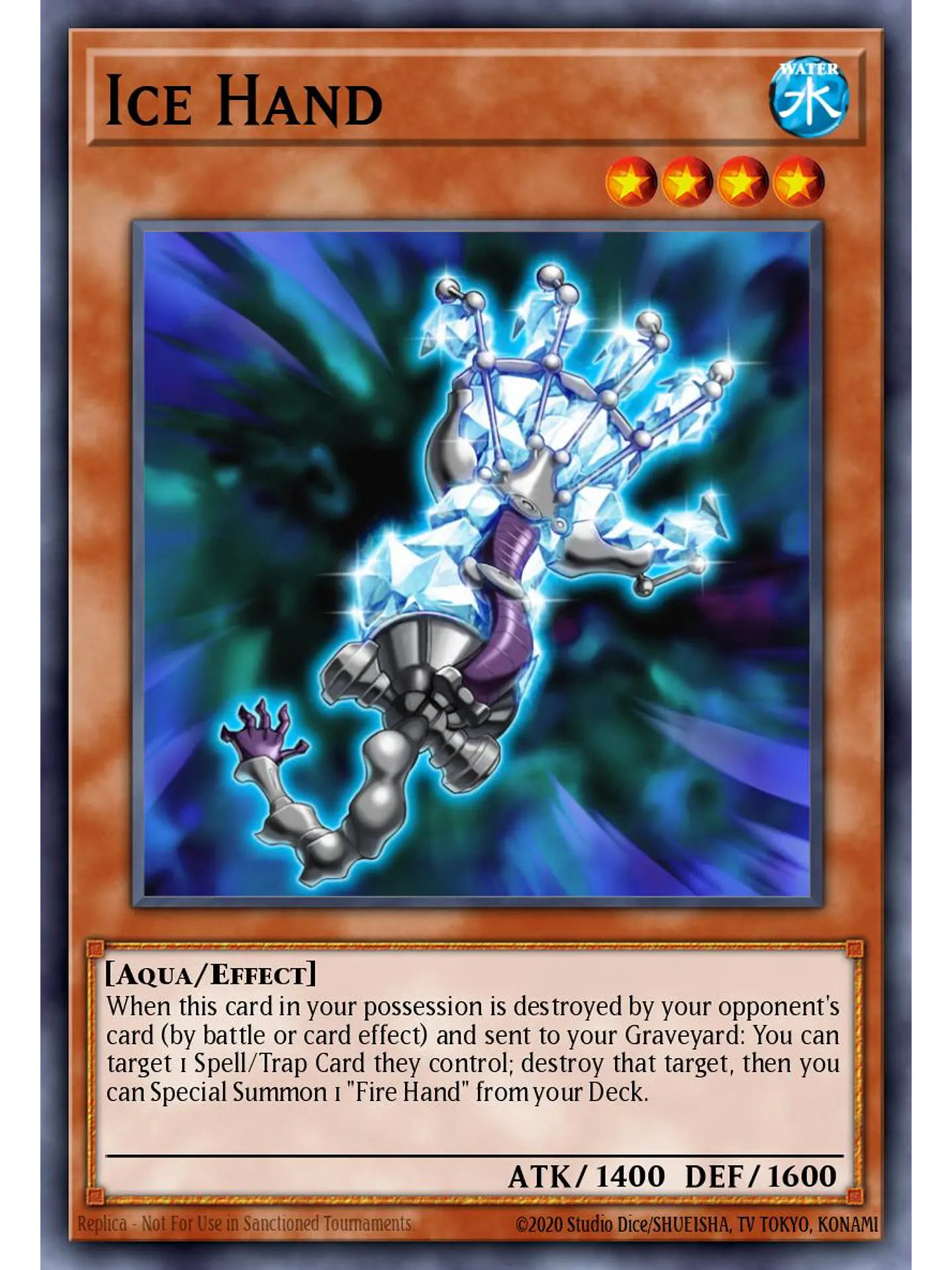Ice Hand - RA04-EN225 - Platinum Secret Rare 1