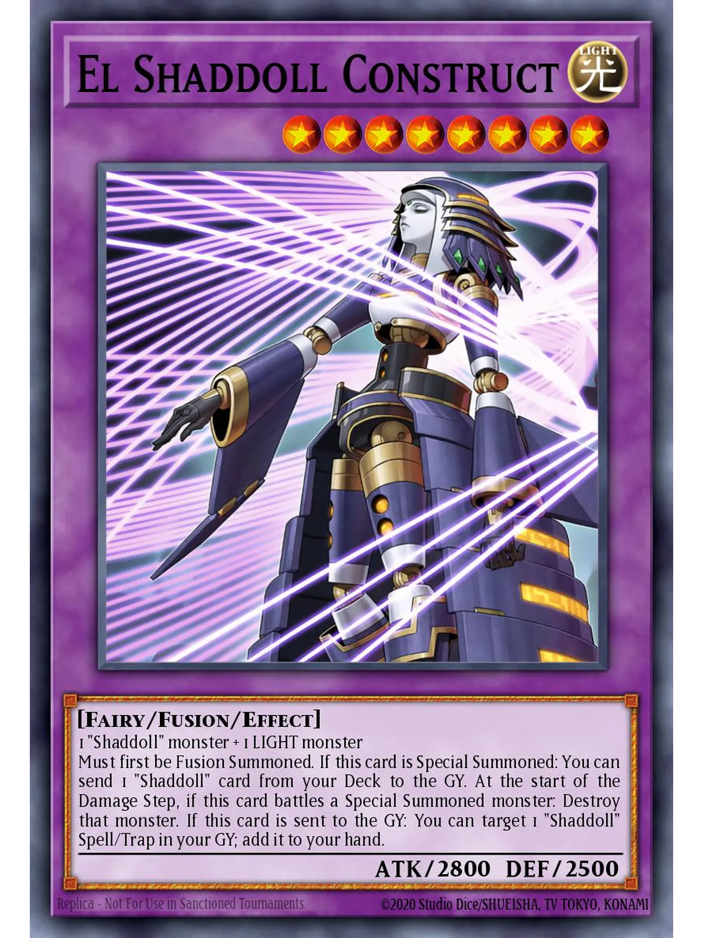 El Shaddoll Construct (Alternate Artwork) - RA04-EN229 - Platinum Secret Rare 1
