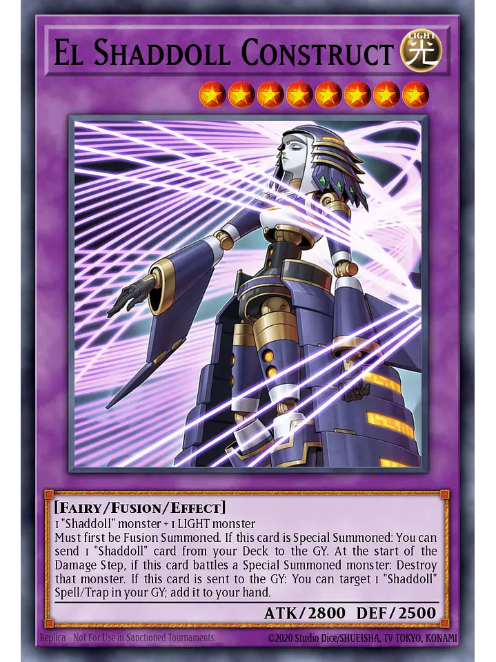 El Shaddoll Construct (Alternate Artwork) - RA04-EN229 - Platinum Secret Rare 1