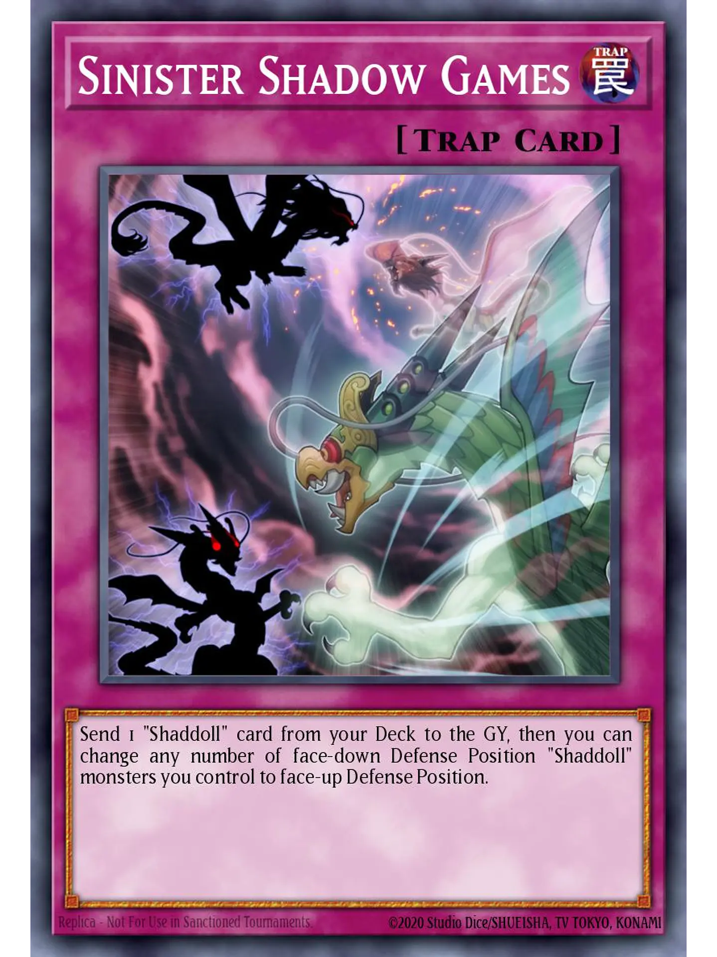 Sinister Shadow Games - RA04-EN232 - Platinum Secret Rare 1