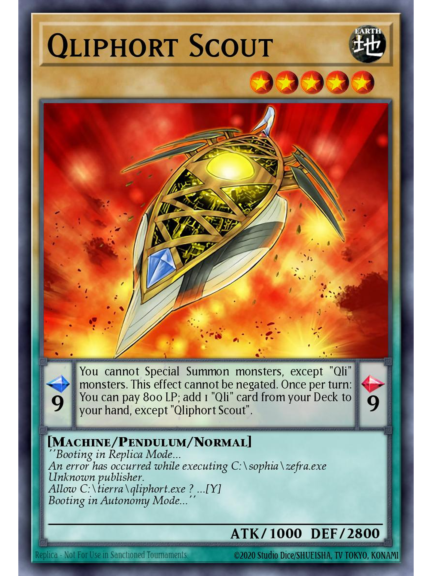 Qliphort Scout - RA04-EN236 - Platinum Secret Rare 1