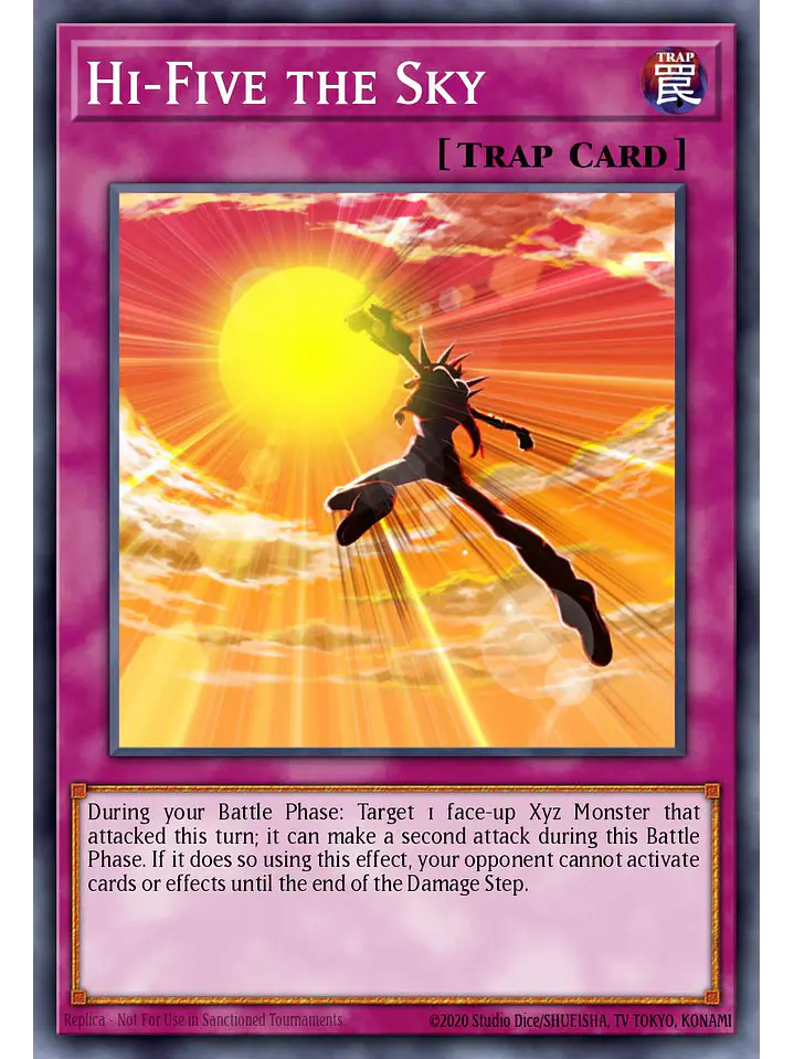 Hi-Five the Sky - RA04-EN239 - Platinum Secret Rare 1