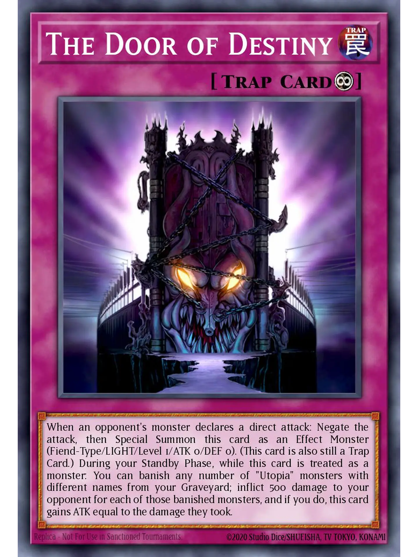 The Door of Destiny - RA04-EN240 - Platinum Secret Rare 1