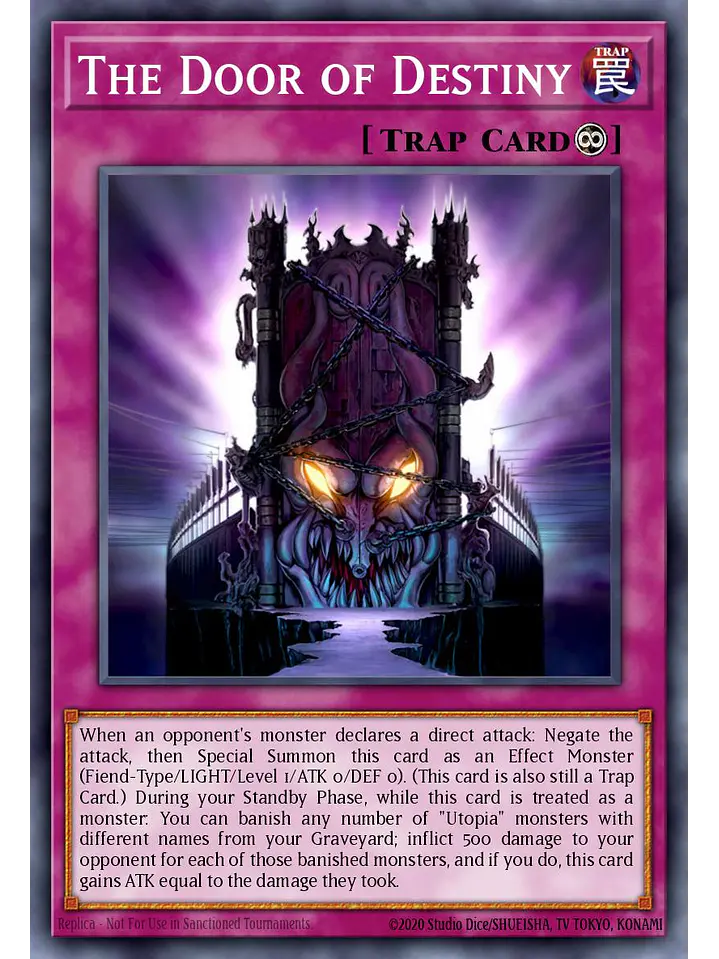 The Door of Destiny - RA04-EN240 - Platinum Secret Rare 1