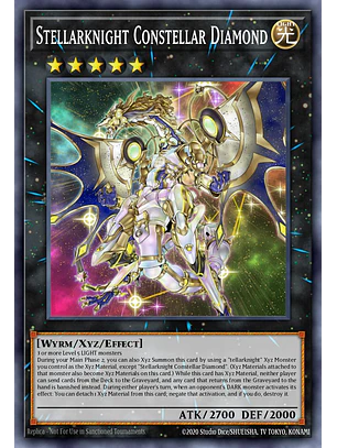 Stellarknight Constellar Diamond - RA04-EN241 - Platinum Secret Rare