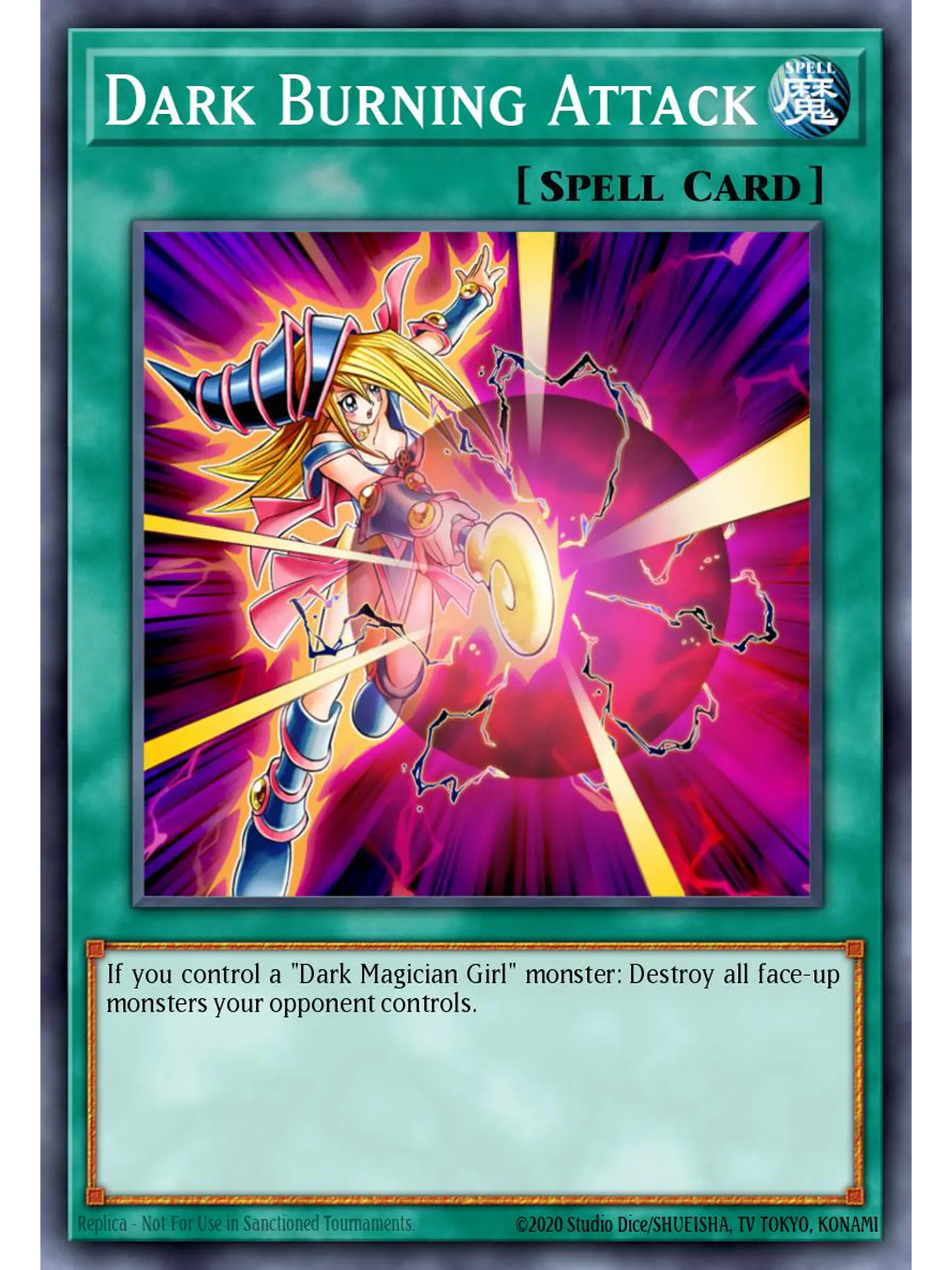 Dark Burning Attack - RA04-EN245 - Platinum Secret Rare 1