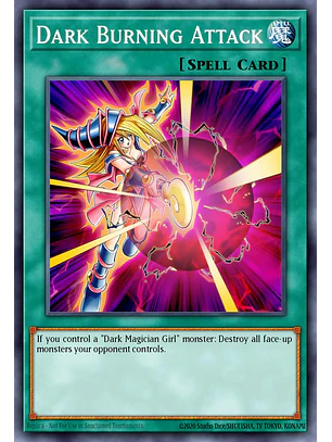 Dark Burning Attack - RA04-EN245 - Platinum Secret Rare