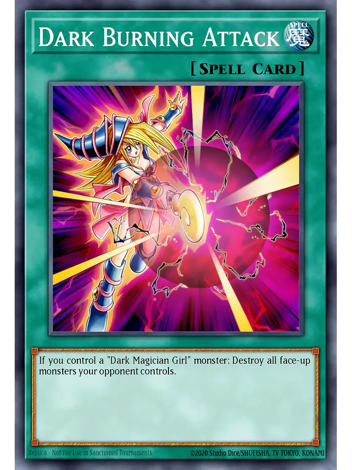 Dark Burning Attack - RA04-EN245 - Platinum Secret Rare 1