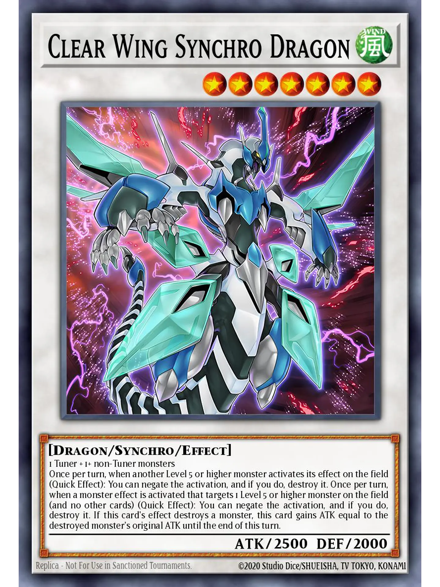 Clear Wing Synchro Dragon - RA04-EN249 - Platinum Secret Rare 1