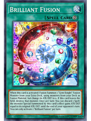 Brilliant Fusion - RA04-EN254 - Platinum Secret Rare