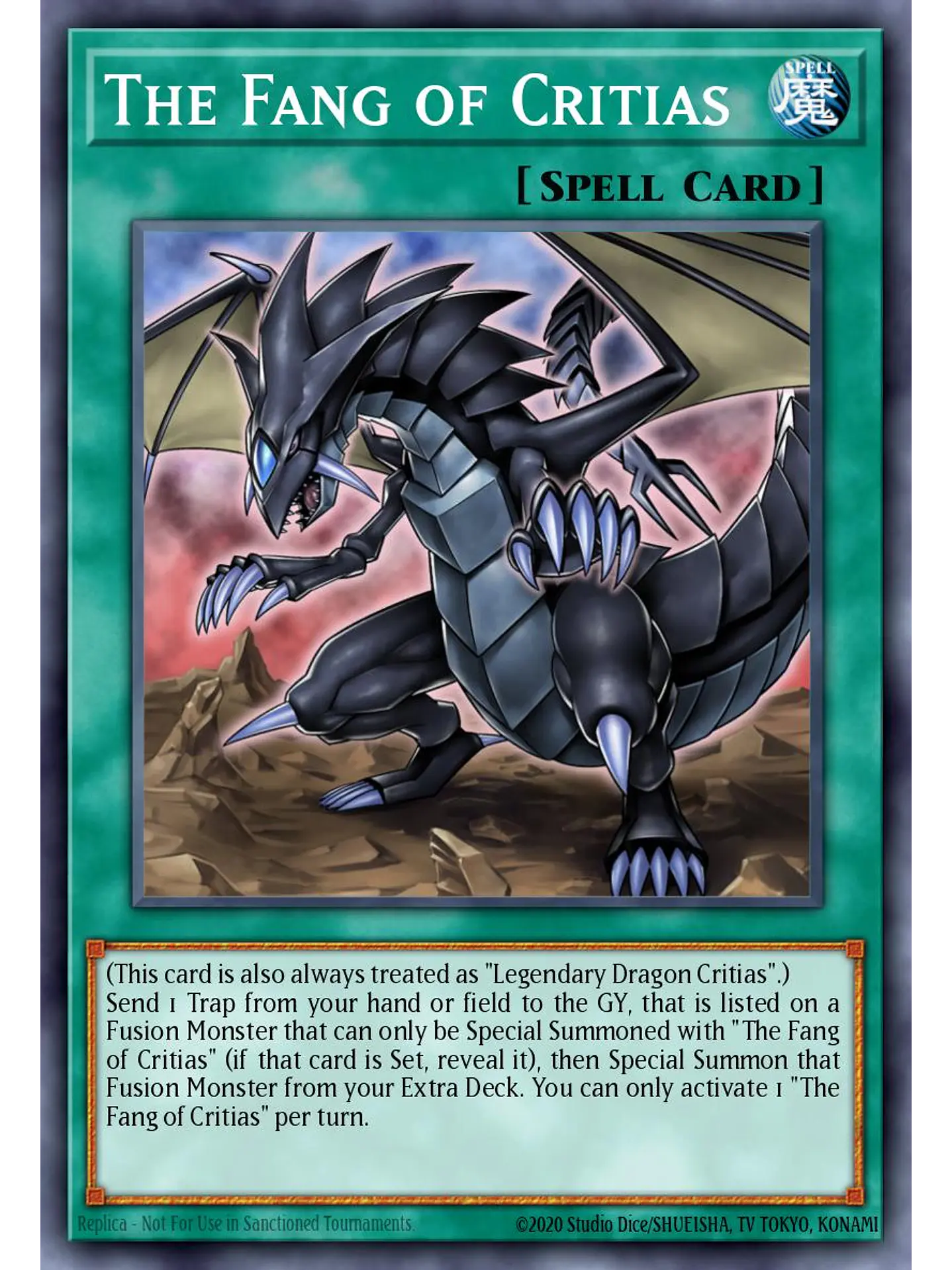 The Fang of Critias - RA04-EN255 - Platinum Secret Rare 1