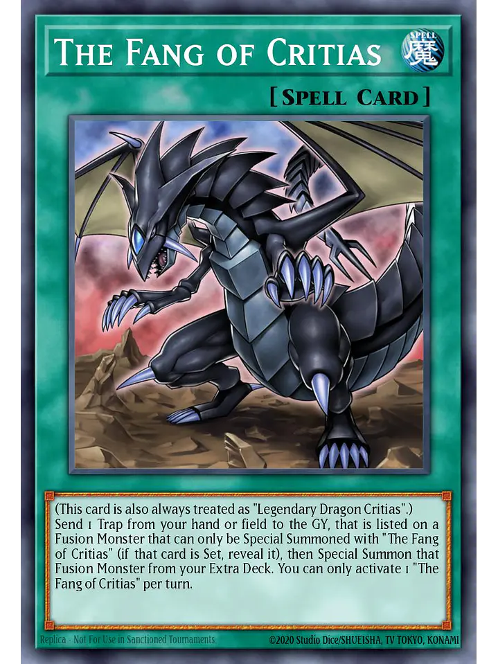 The Fang of Critias - RA04-EN255 - Platinum Secret Rare 1