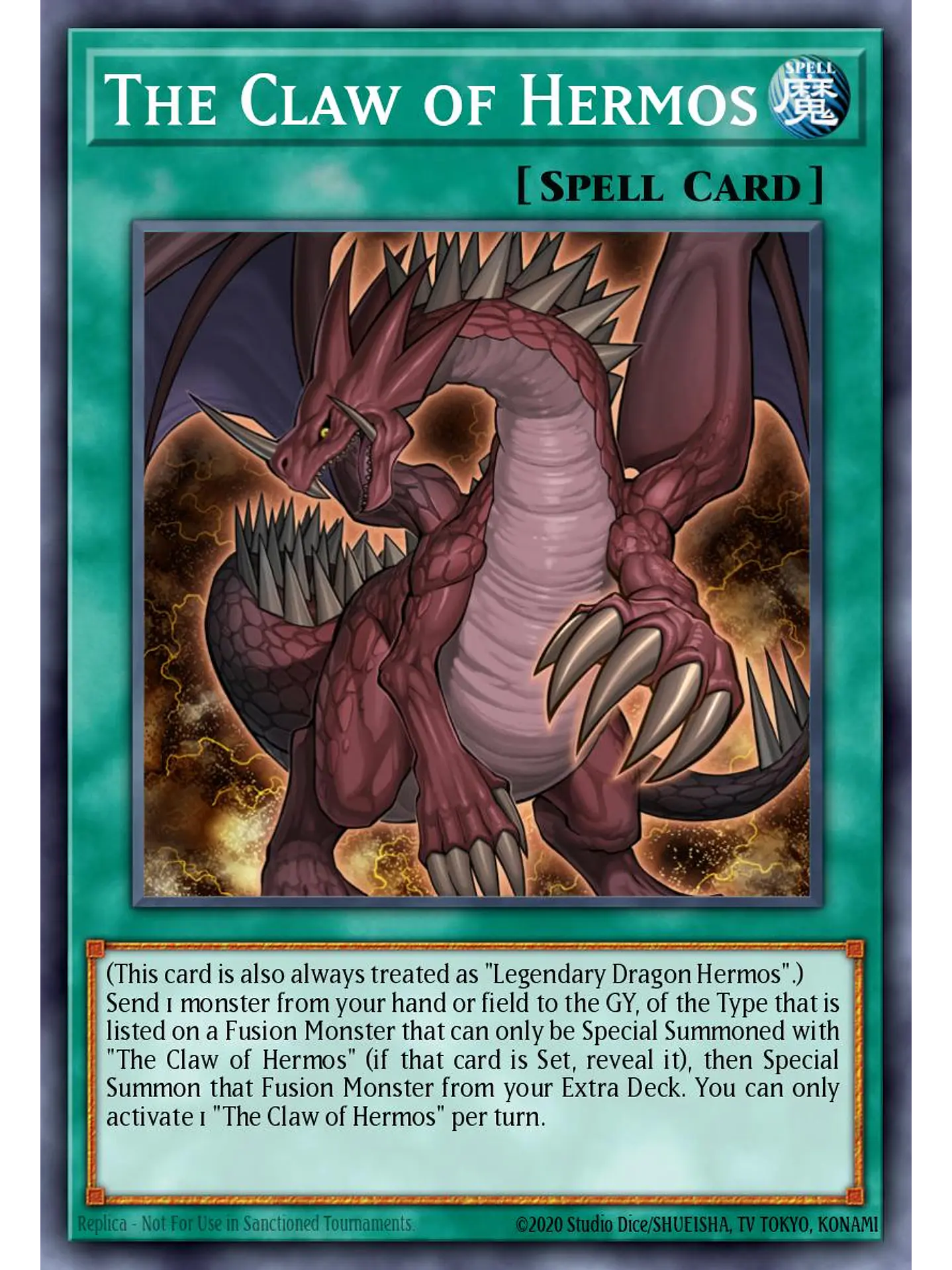 The Claw of Hermos - RA04-EN256 - Platinum Secret Rare 1
