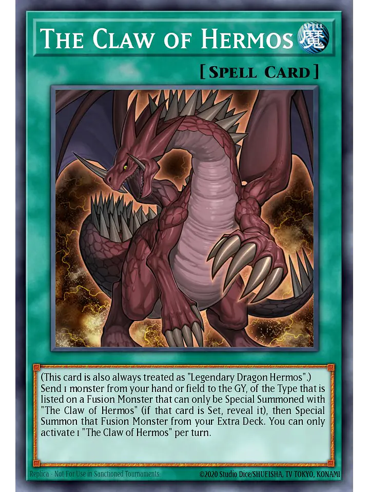 The Claw of Hermos - RA04-EN256 - Platinum Secret Rare 1