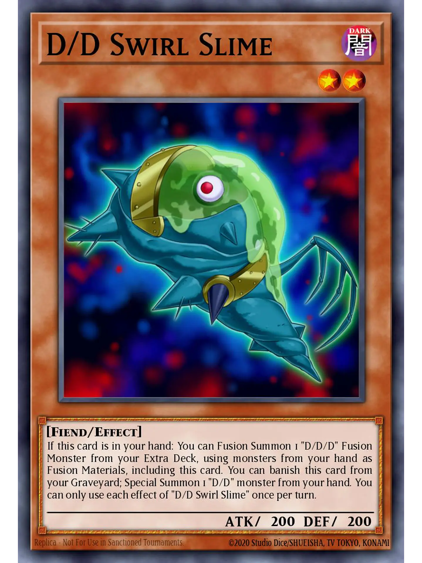 D/D Swirl Slime - RA04-EN258 - Platinum Secret Rare 1
