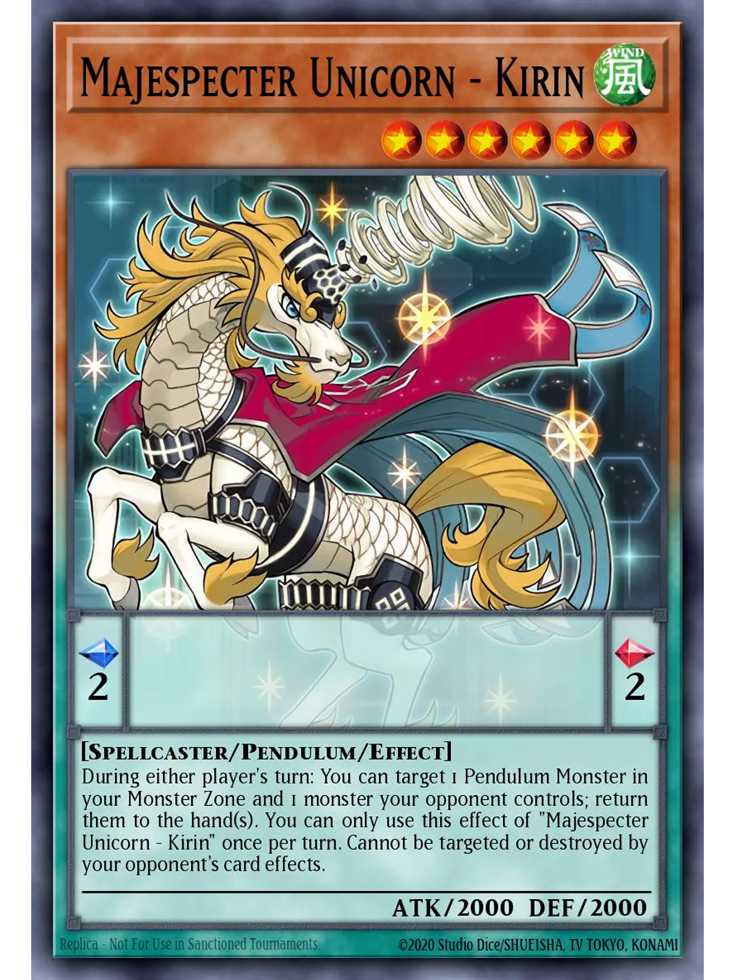 Majespecter Unicorn – Kirin - RA04-EN260 - Platinum Secret Rare 1