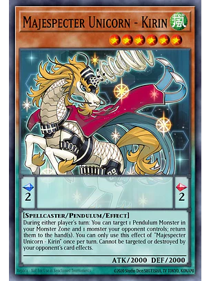 Majespecter Unicorn – Kirin - RA04-EN260 - Platinum Secret Rare