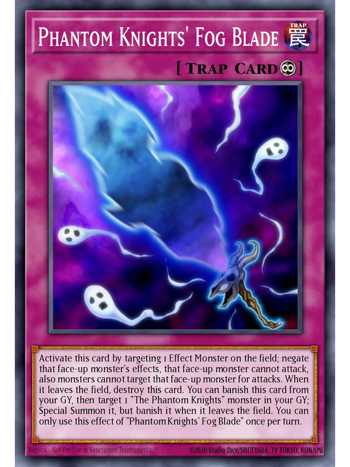 Phantom Knights’ Fog Blade - RA04-EN264 - Platinum Secret Rare 1