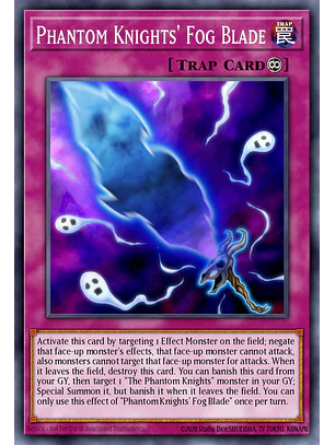 Phantom Knights’ Fog Blade - RA04-EN264 - Platinum Secret Rare