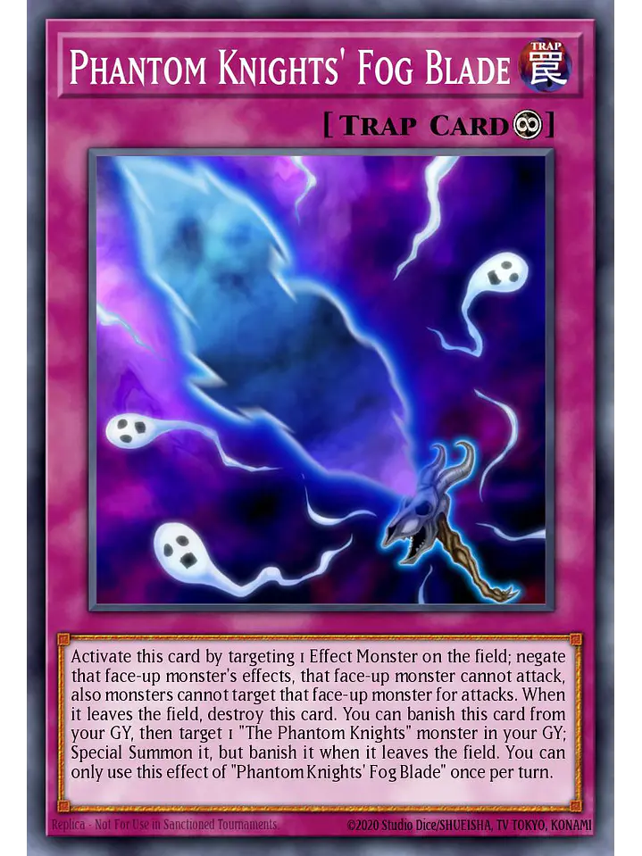 Phantom Knights’ Fog Blade - RA04-EN264 - Platinum Secret Rare 1