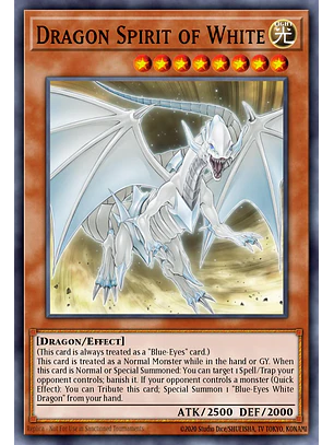 Dragon Spirit of White - RA04-EN265 - Platinum Secret Rare