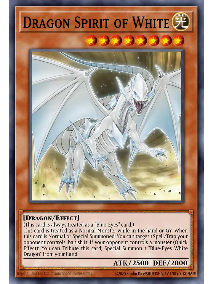 Dragon Spirit of White - RA04-EN265 - Platinum Secret Rare 1