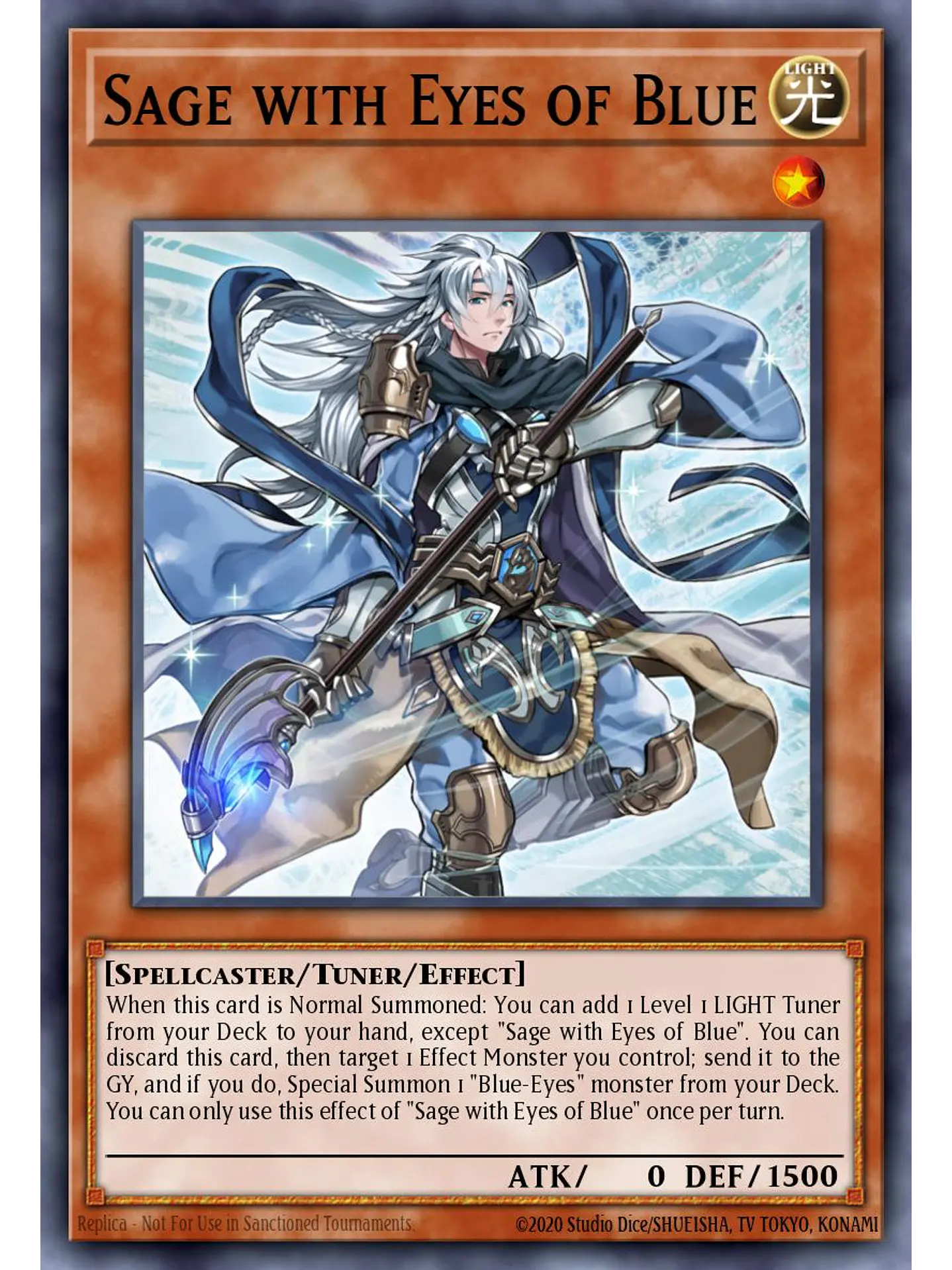 Sage with Eyes of Blue - RA04-EN266 - Platinum Secret Rare 1