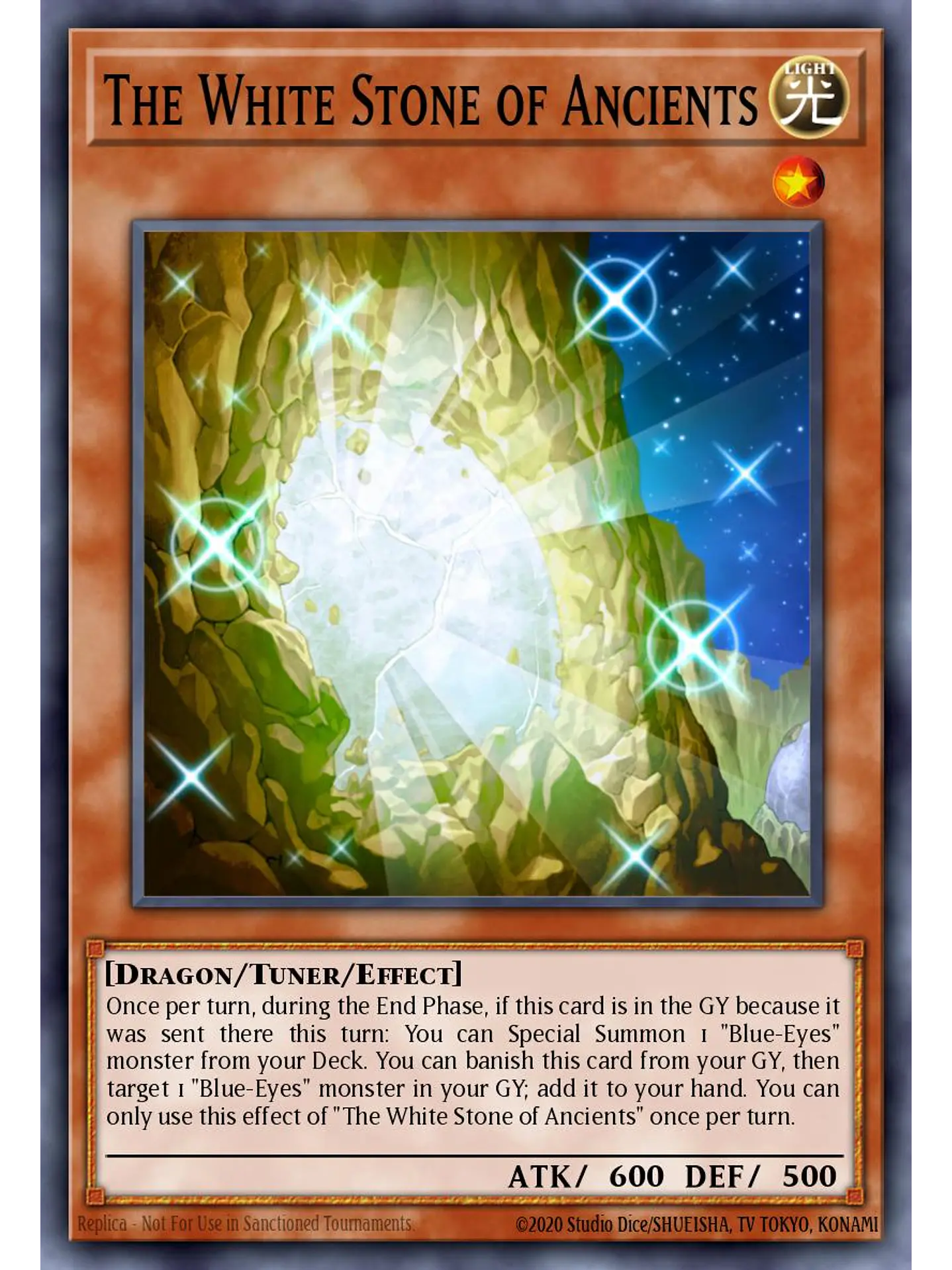 The White Stone of Ancients - RA04-EN267 - Platinum Secret Rare 1