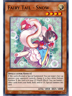 Fairy Tail – Snow - RA04-EN269 - Platinum Secret Rare