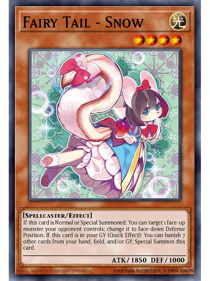 Fairy Tail – Snow - RA04-EN269 - Platinum Secret Rare 1