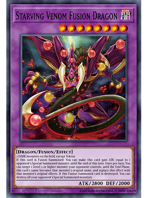 Starving Venom Fusion Dragon - RA04-EN272 - Platinum Secret Rare