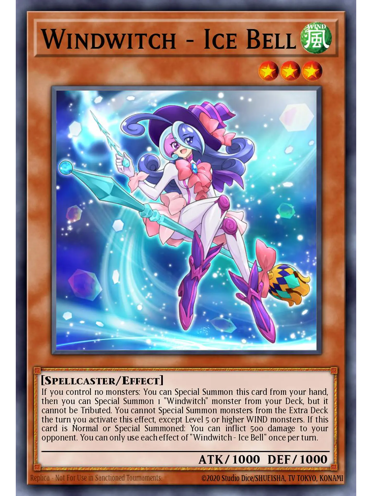 Windwitch – Ice Bell - RA04-EN273 - Platinum Secret Rare 1
