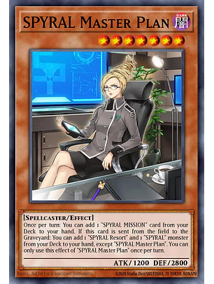 SPYRAL Master Plan - RA04-EN276 - Platinum Secret Rare