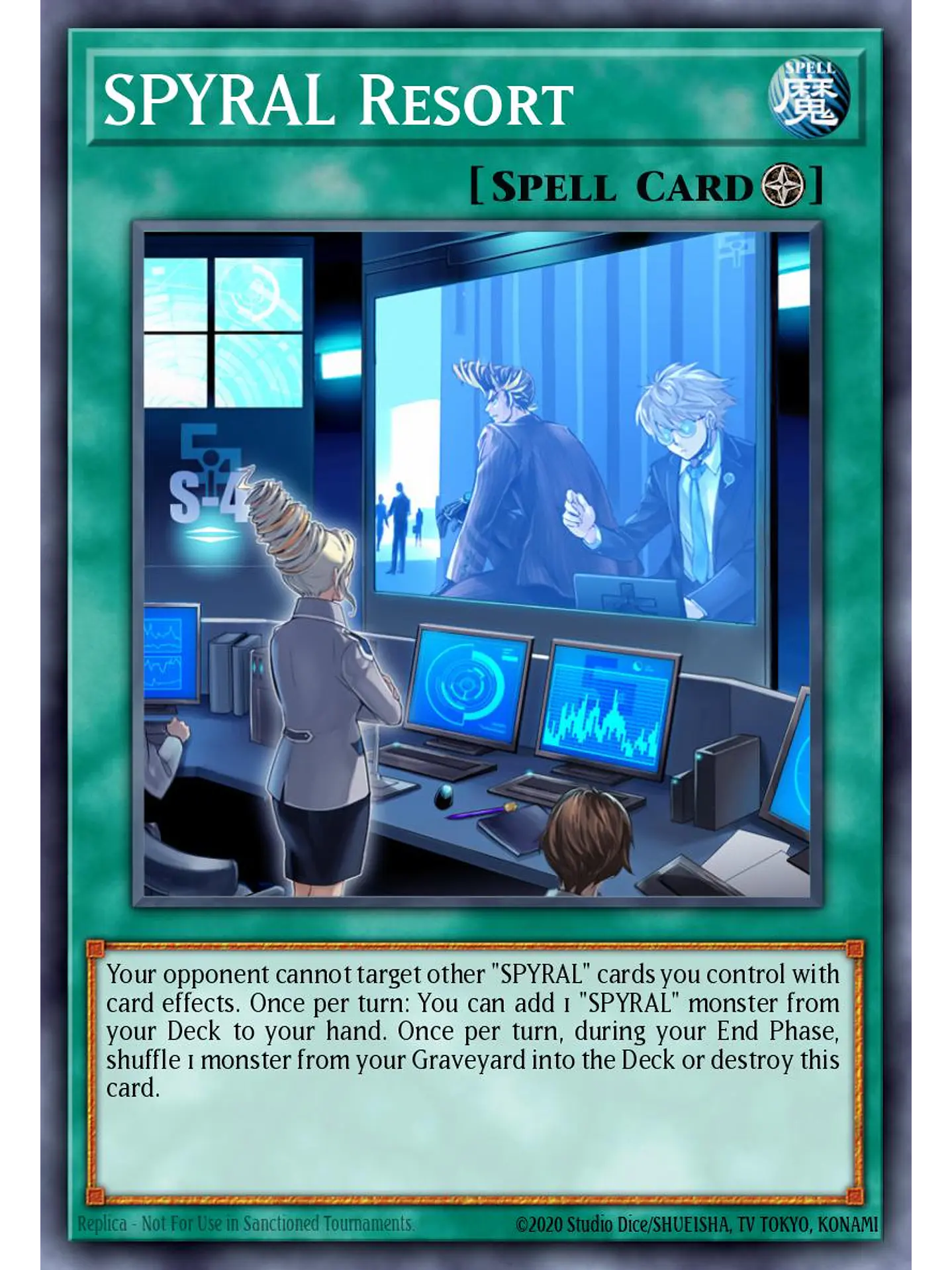 SPYRAL Resort - RA04-EN277 - Platinum Secret Rare 1