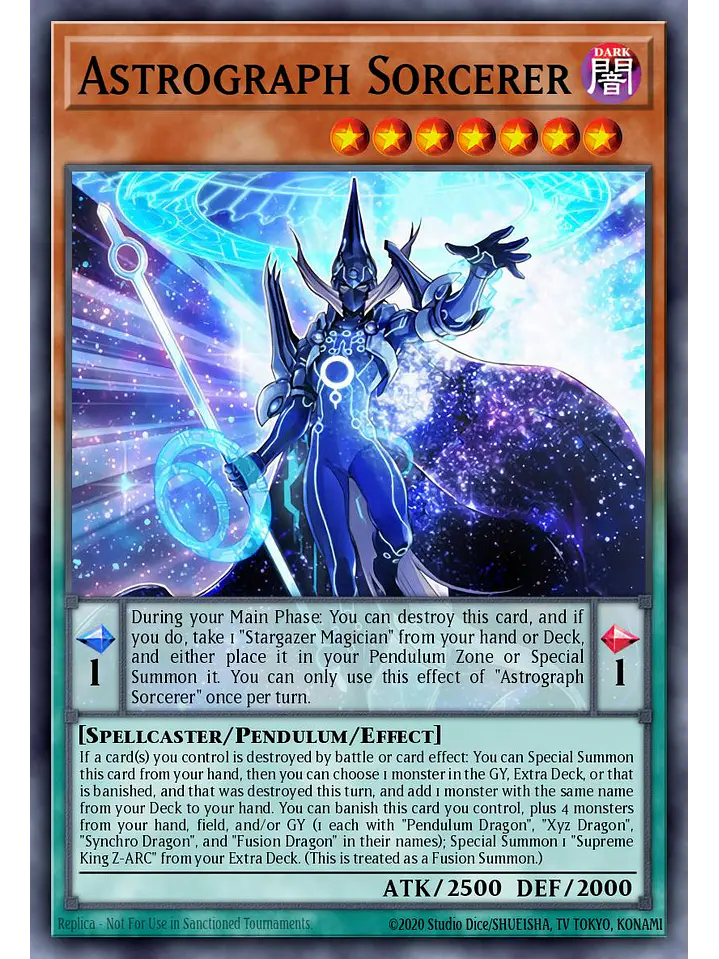 Astrograph Sorcerer - RA04-EN282 - Platinum Secret Rare 1