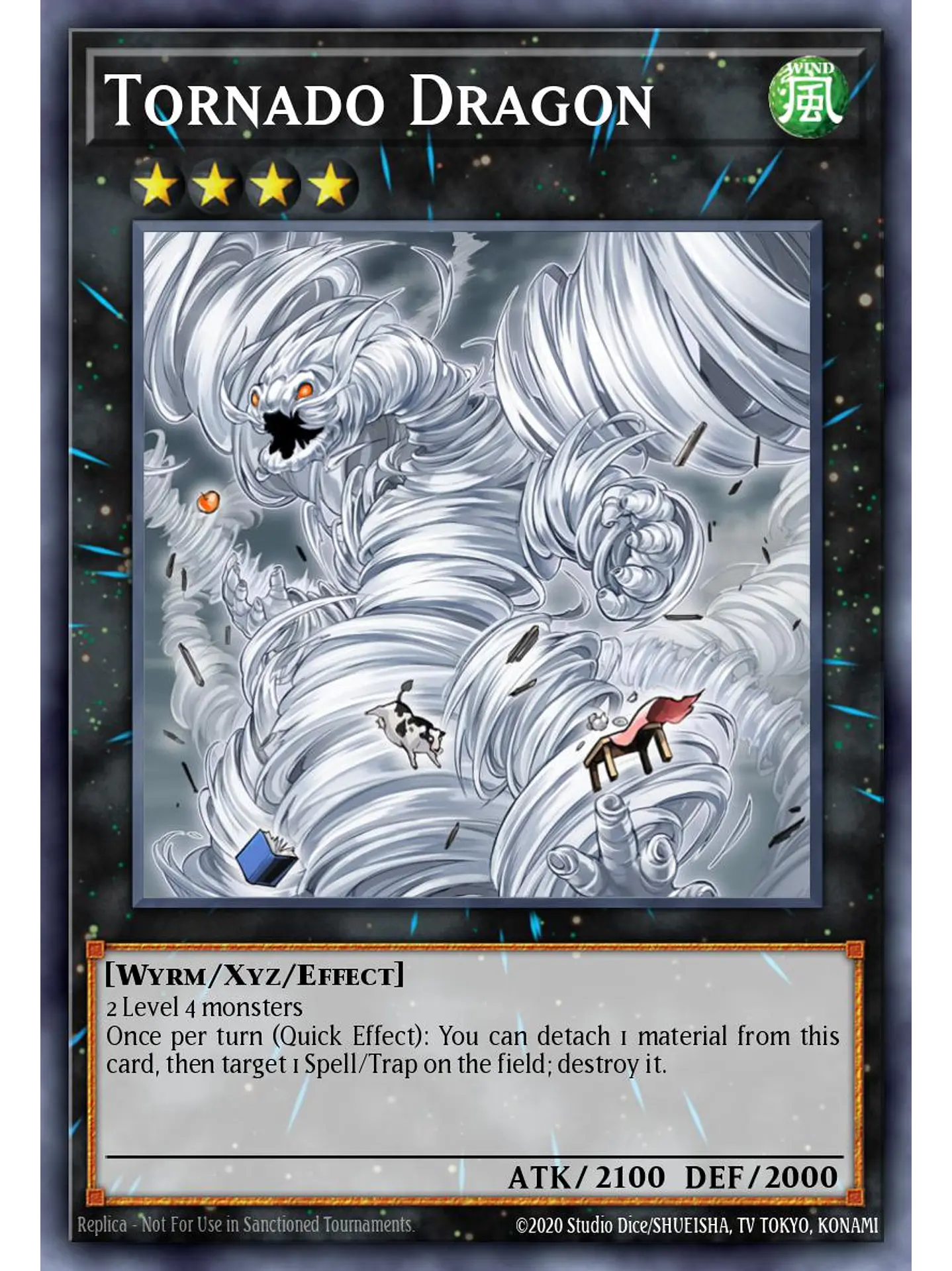 Tornado Dragon - RA04-EN289 - Platinum Secret Rare 1