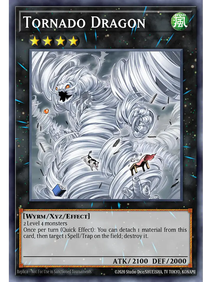 Tornado Dragon - RA04-EN289 - Platinum Secret Rare 1