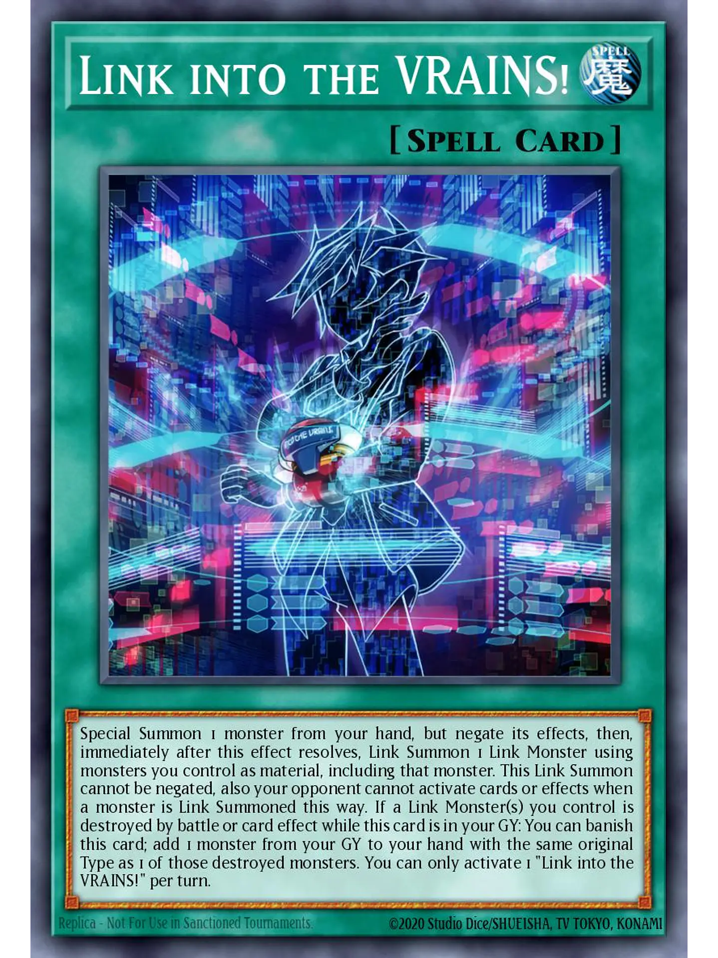 Link Into the VRAINS! - RA04-EN294 - Platinum Secret Rare 1
