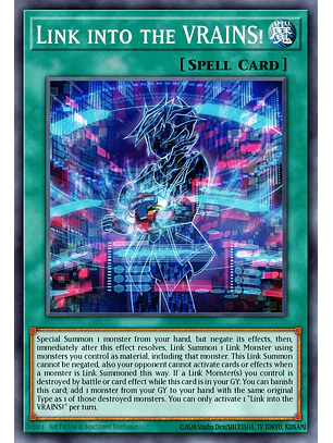 Link Into the VRAINS! - RA04-EN294 - Platinum Secret Rare