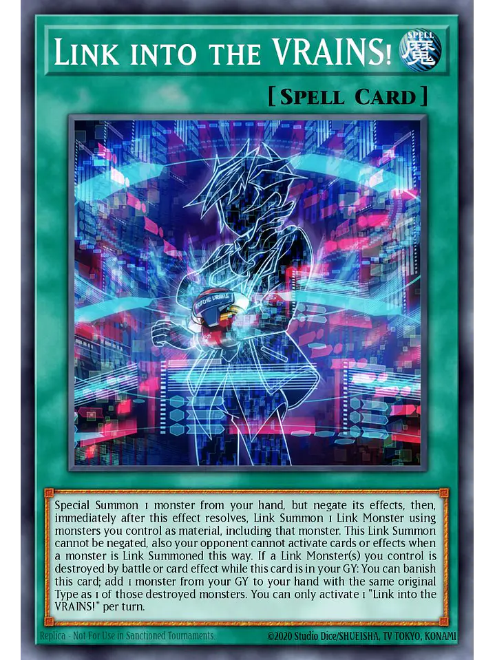 Link Into the VRAINS! - RA04-EN294 - Platinum Secret Rare 1