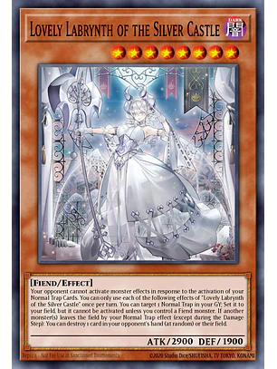 Lovely Labrynth of the Silver Castle - RA04-EN295 - Platinum Secret Rare